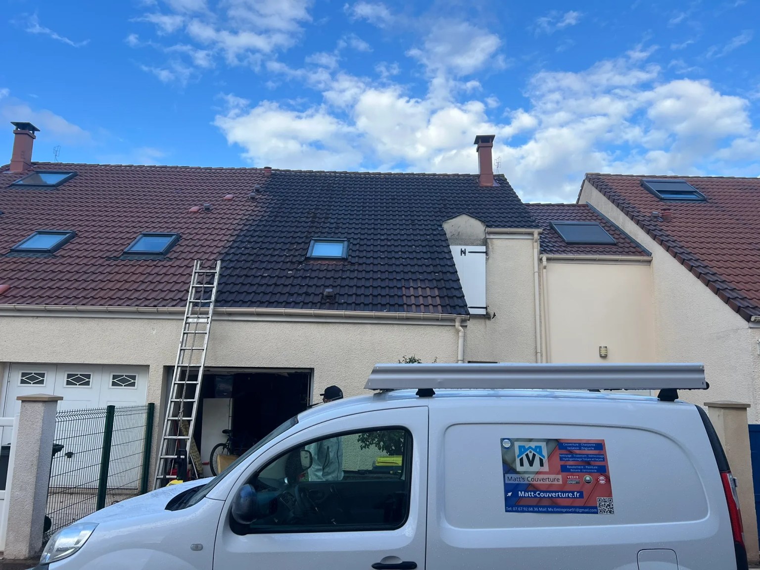 Nettoyage toiture Massy